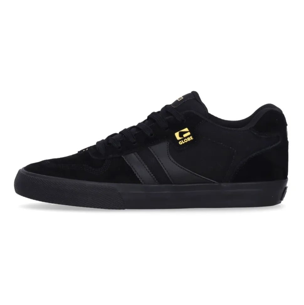 Zapatillas de Skate Negras/Oro Estilo Vulcanizado