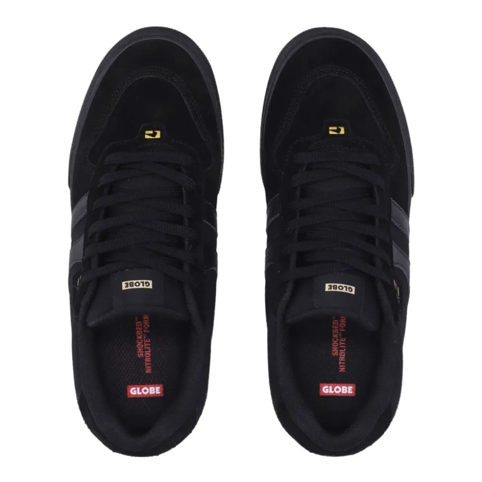 Zapatillas de Skate Negras/Oro Estilo Vulcanizado