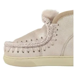 Zapatillas Rosa Lurex Niños Slip-On