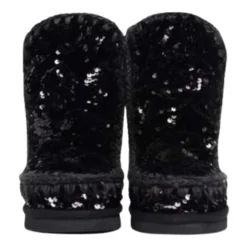 Zapatillas Slip-On de Lentejuelas Negras