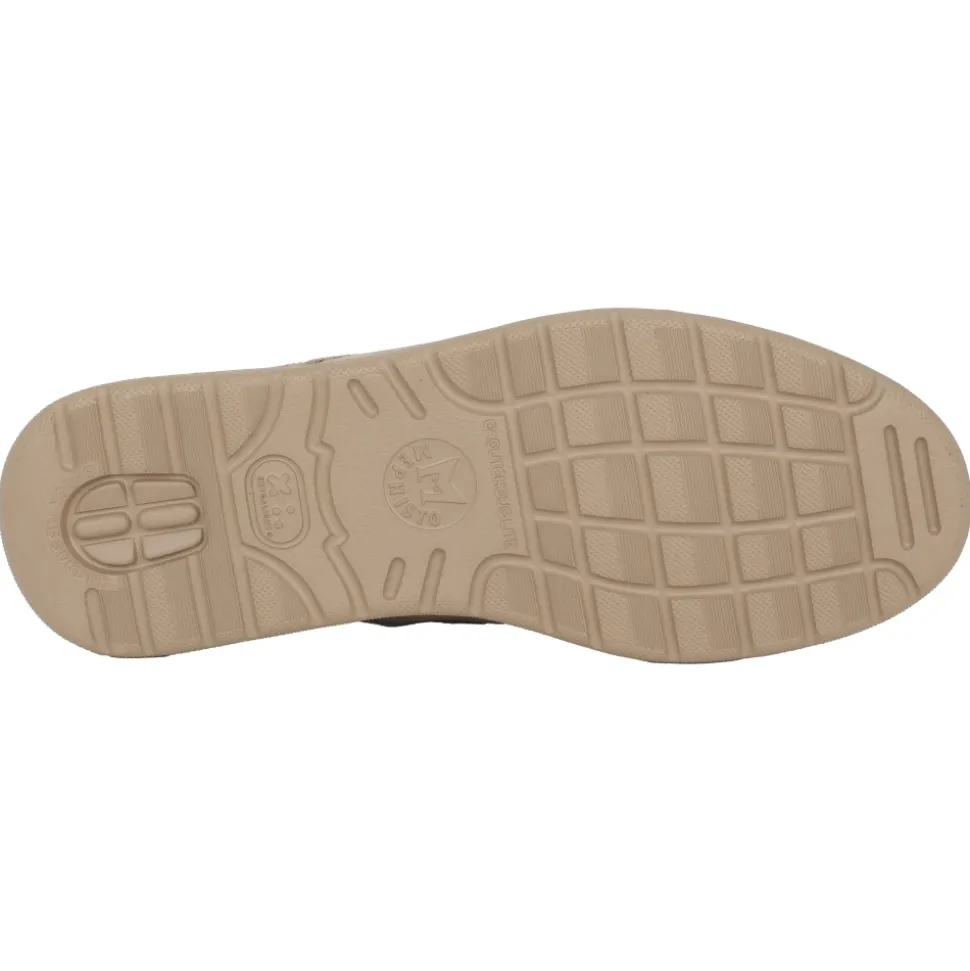 Zapato beige con cordones para hombre