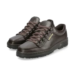 Zapato de cordones para hombre marrón oscuro