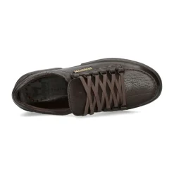 Zapato de cordones para hombre marrón oscuro