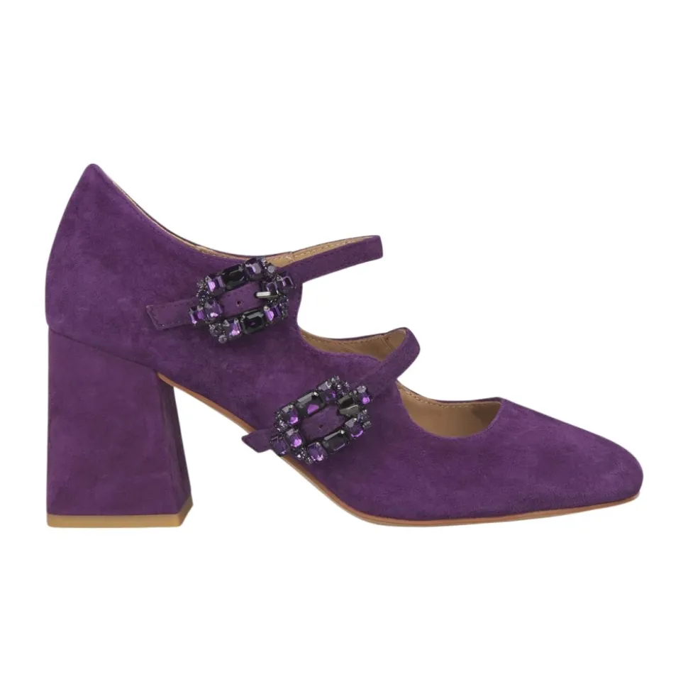 Zapato de doble hebilla joya