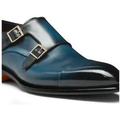 Zapato de doble hebilla para hombre
