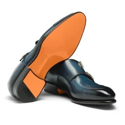 Zapato de doble hebilla para hombre