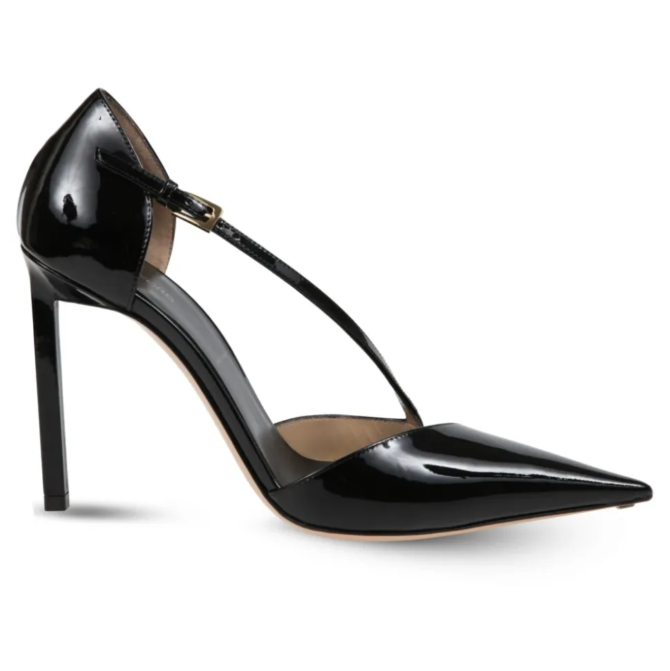 Zapato de Salón Asimétrico de Charol