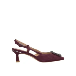 Zapato de tacón con punta abierta