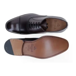 Zapato Oxford de cuero marrón Hecho a mano Suela ligera