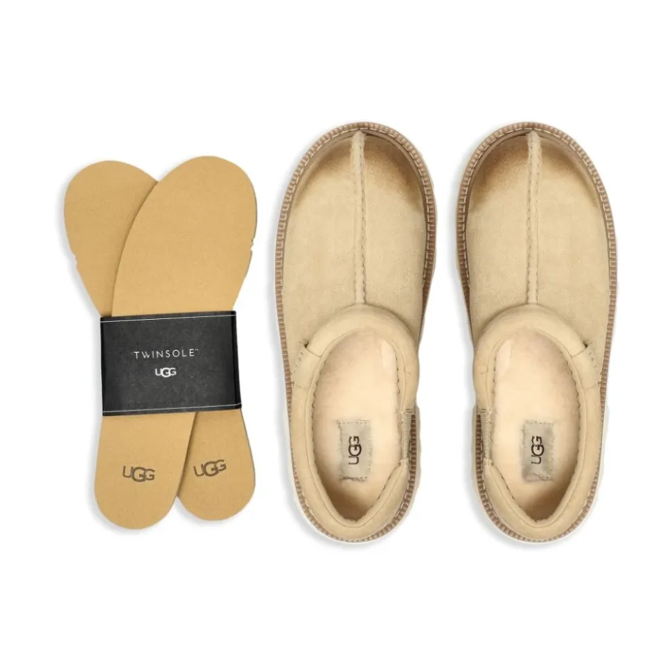 Zapatos Amarillos Lug Loafer de Ante