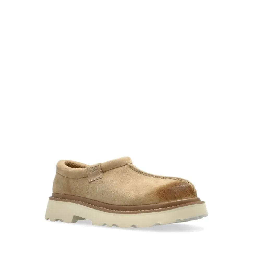 Zapatos Amarillos Lug Loafer de Ante