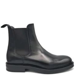 Zapatos Beatles de cuero negro
