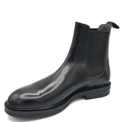 Zapatos Beatles de cuero negro