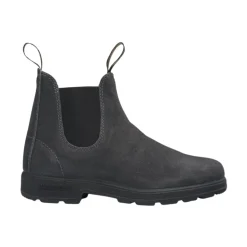 Zapatos Beatles de Gamuza Gris Acero