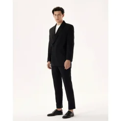 Zapatos casuales negros de monje para hombres de la lujosa colección