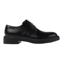 Zapatos Dean de Cuero Negro