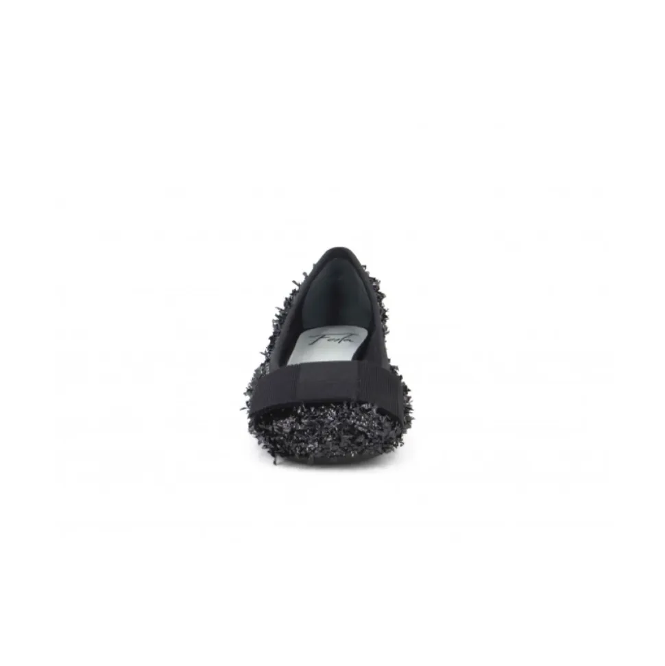 Zapatos de Bailarina Negros Estilo Soubrette