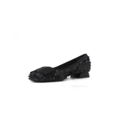 Zapatos de Bailarina Negros Estilo Soubrette
