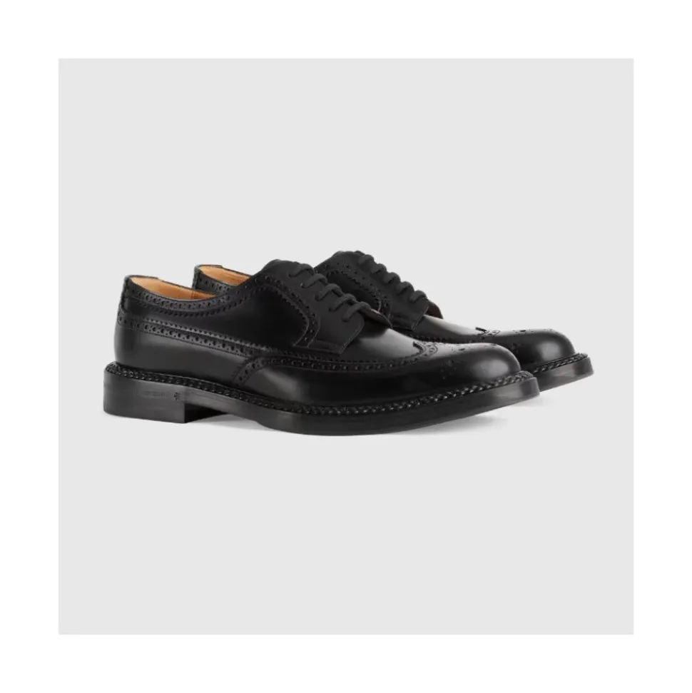 Zapatos de Cordones con Detalles Brogue