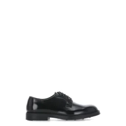 Zapatos de Cuero Negros con Cordones