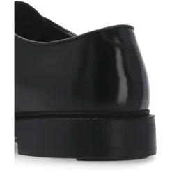 Zapatos de Cuero Negros con Cordones