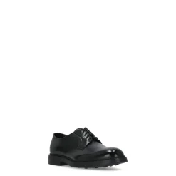 Zapatos de Cuero Negros con Cordones