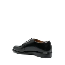 Zapatos de Cuero Negros con Cordones para Hombre
