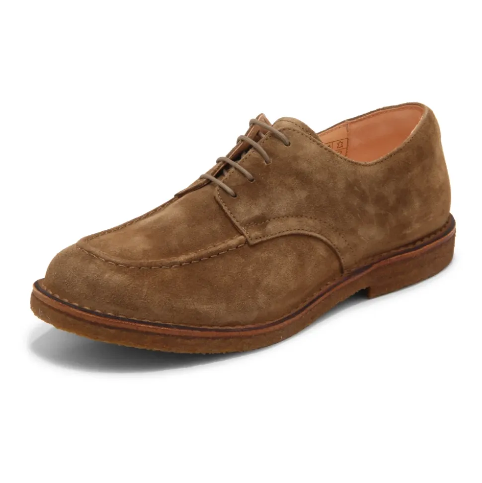 Zapatos de Gamuza Taupe Modelo Carlflex