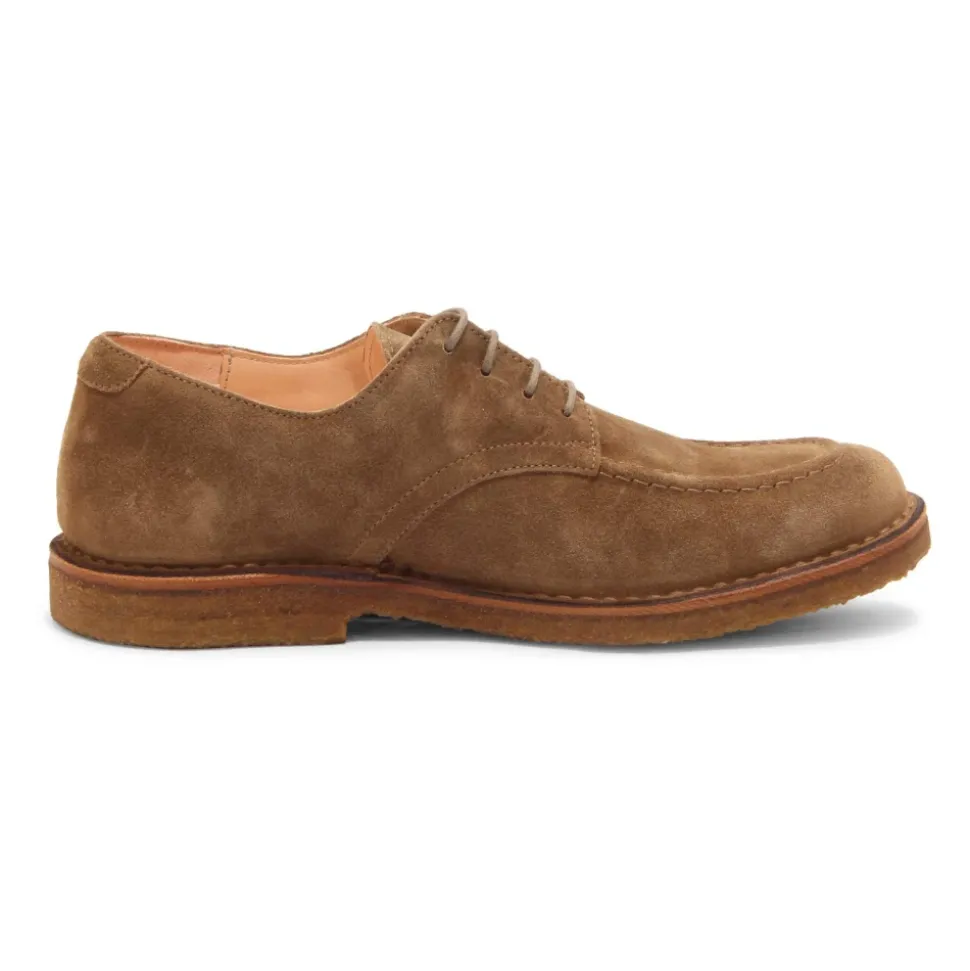 Zapatos de Gamuza Taupe Modelo Carlflex
