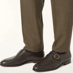 Zapatos Derby Clásicos con Detalles de Cuero
