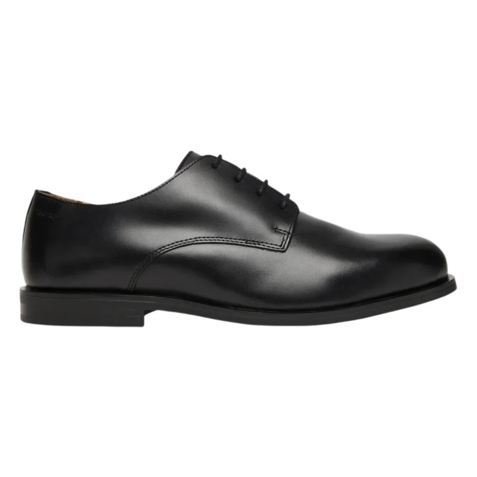 Zapatos Derby de Cuero con Cordones y Amortiguación