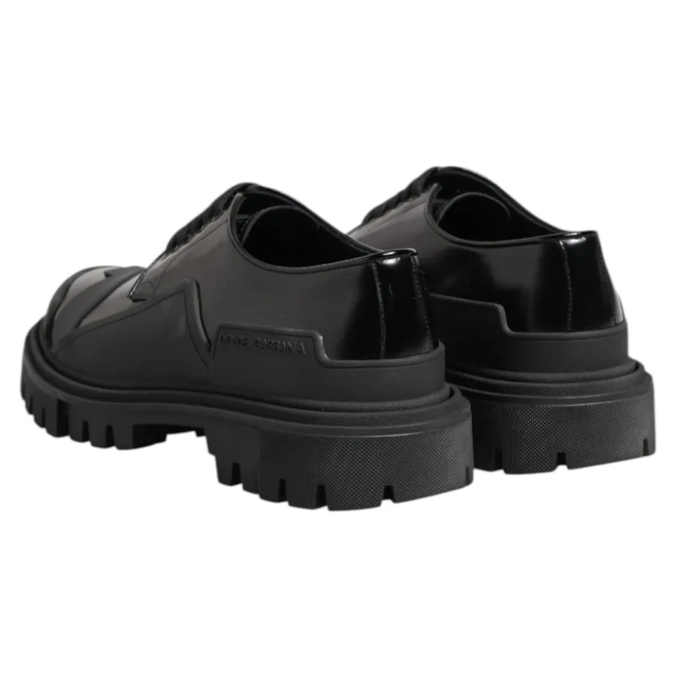 Zapatos Derby Trekking de Piel Charol