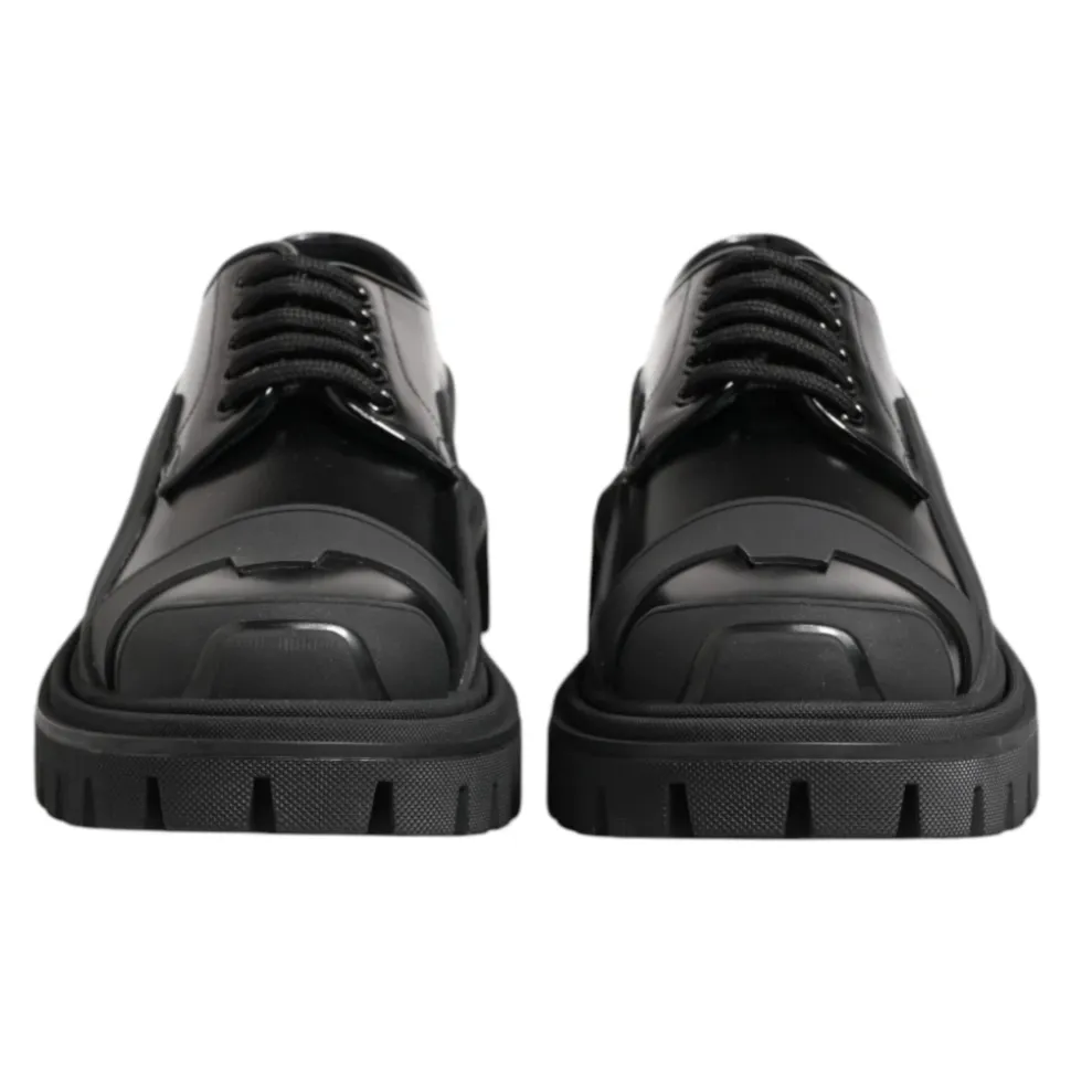 Zapatos Derby Trekking de Piel Charol