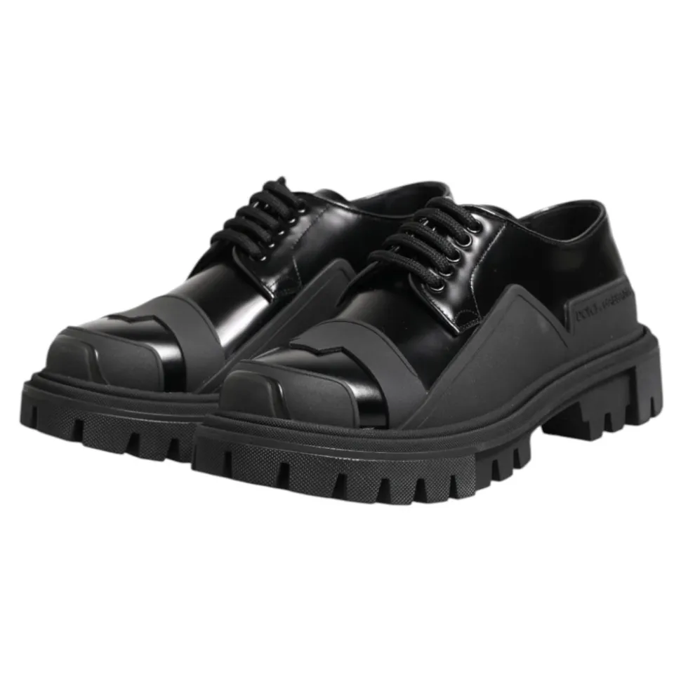 Zapatos Derby Trekking de Piel Charol