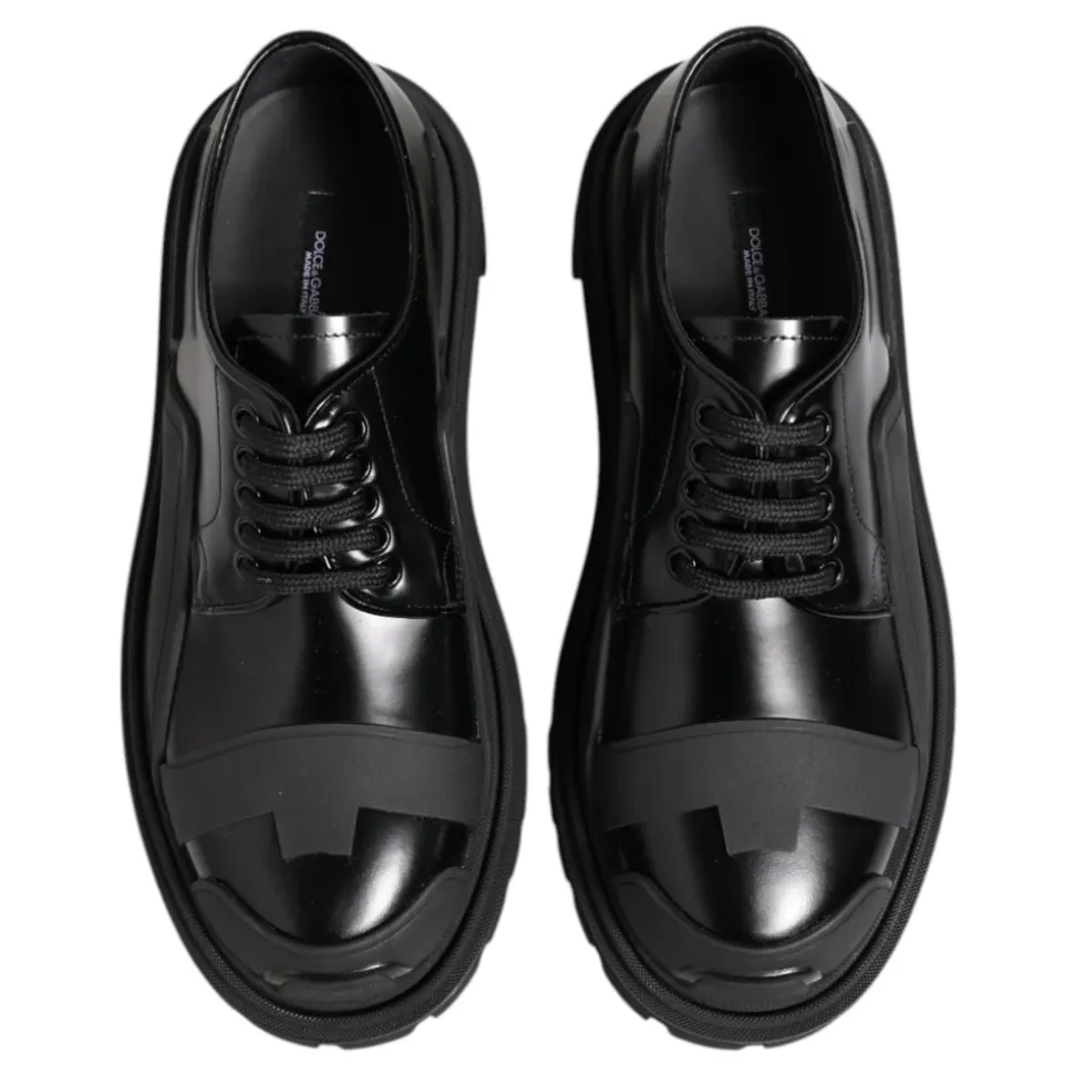 Zapatos Derby Trekking de Piel Charol