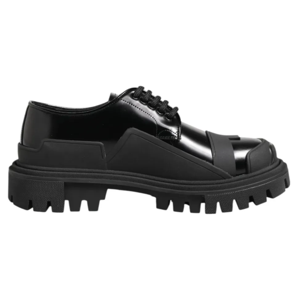 Zapatos Derby Trekking de Piel Charol