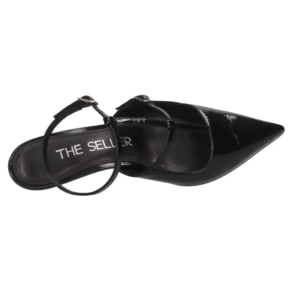 Zapatos de Salón con Tira de Piel