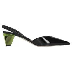 Zapatos de Salón Destalonados de Charol