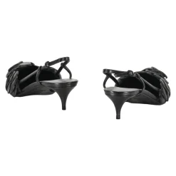 Zapatos de Salón Destalonados con Punta Floral