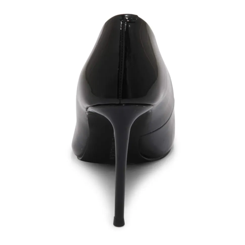Zapatos de Tacón Alto de Cuero Negro