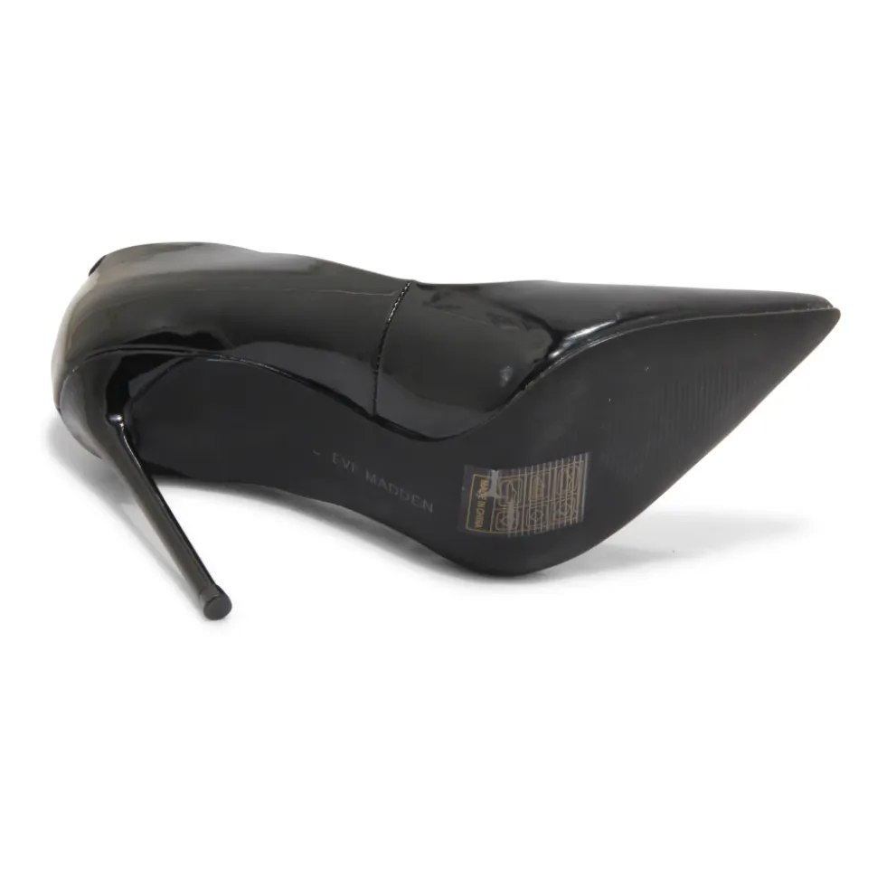 Zapatos de Tacón Alto de Cuero Negro