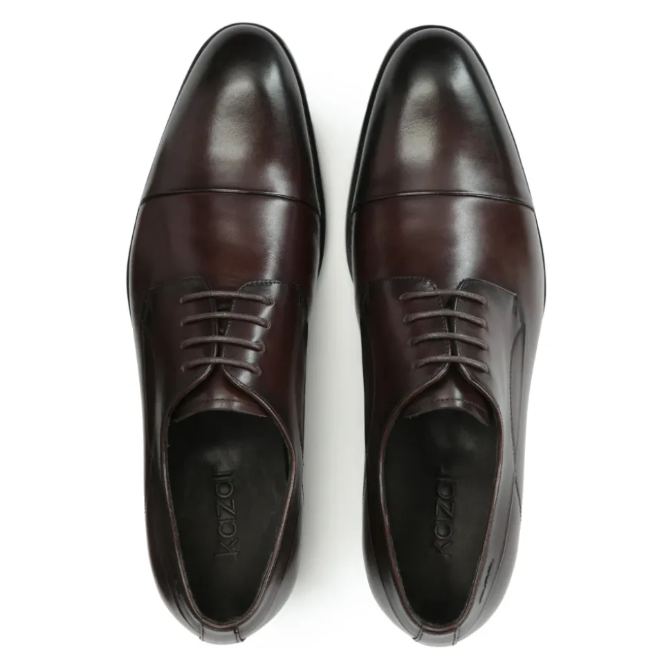 Zapatos de traje de hombre en color marrón