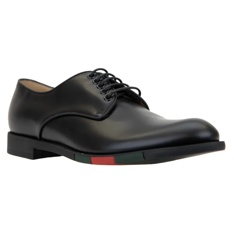 Zapatos de Vestir de Cuero con Cordones