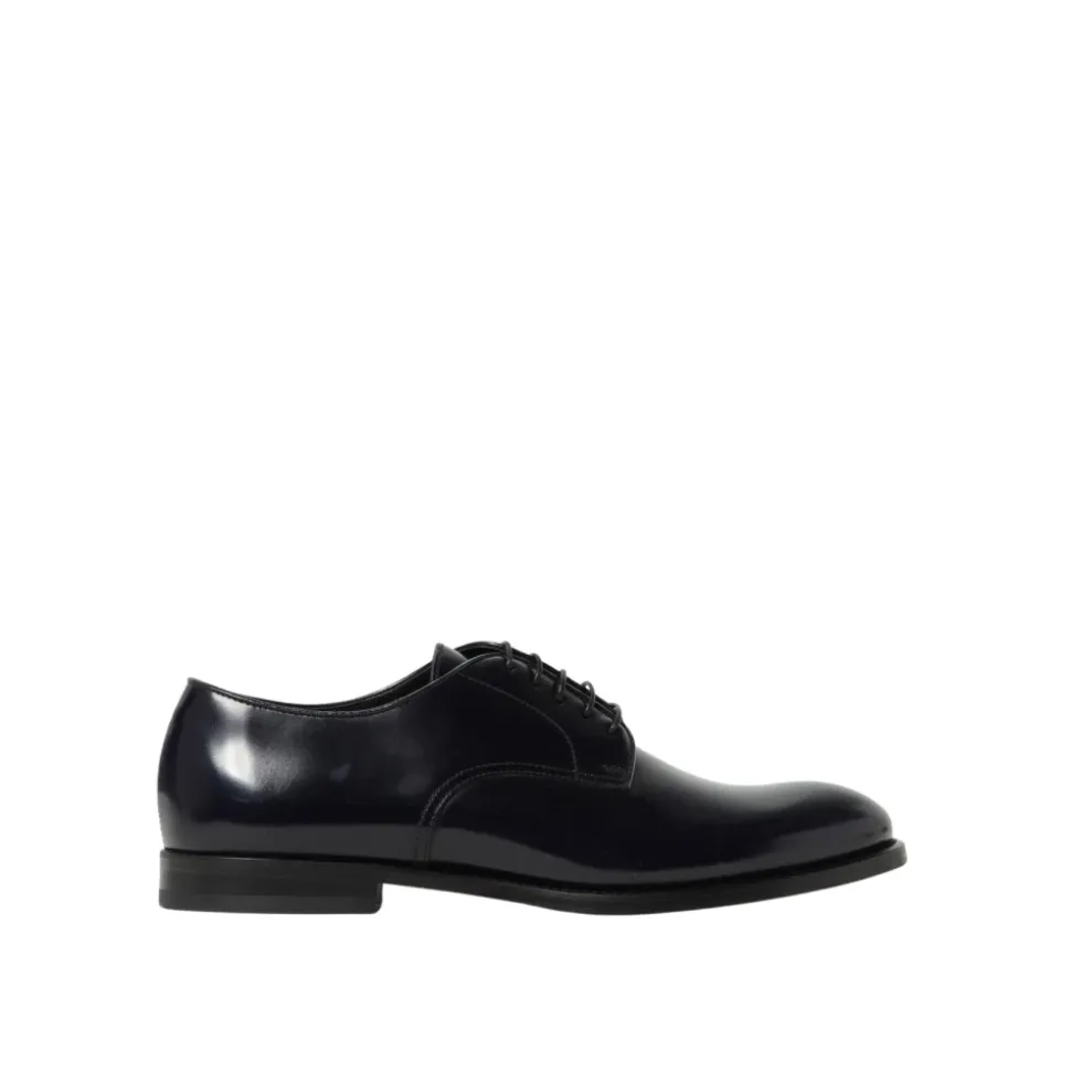Zapatos Formales Clásicos de Cuero con Cordones