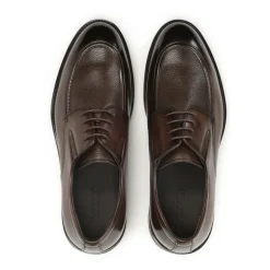 Zapatos marrones con cordones para hombre