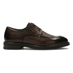 Zapatos marrones con cordones para hombre