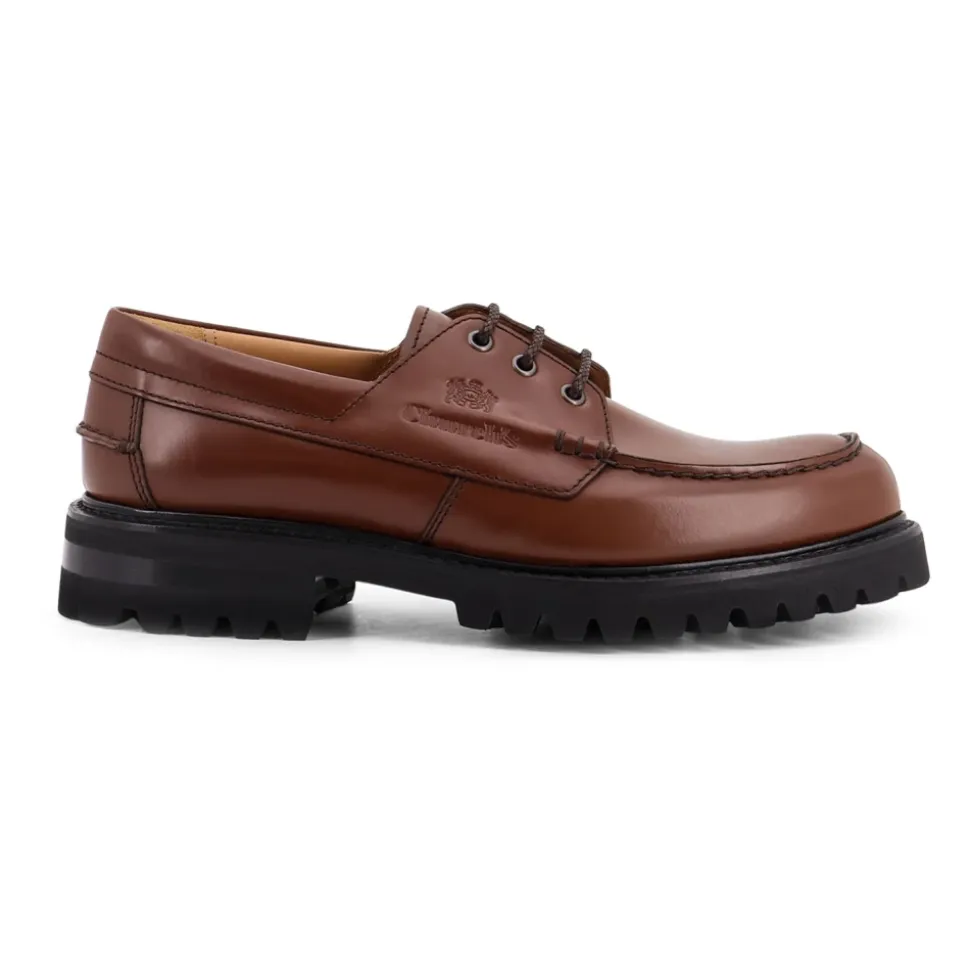 Zapatos planos con detalle de logo