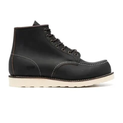 Zapatos Planos de Cuero Negro con Cordones
