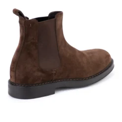 Zapatos Planos de Gamuza Marrón Italia
