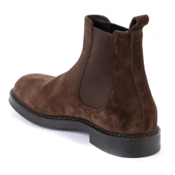Zapatos Planos de Gamuza Marrón Italia